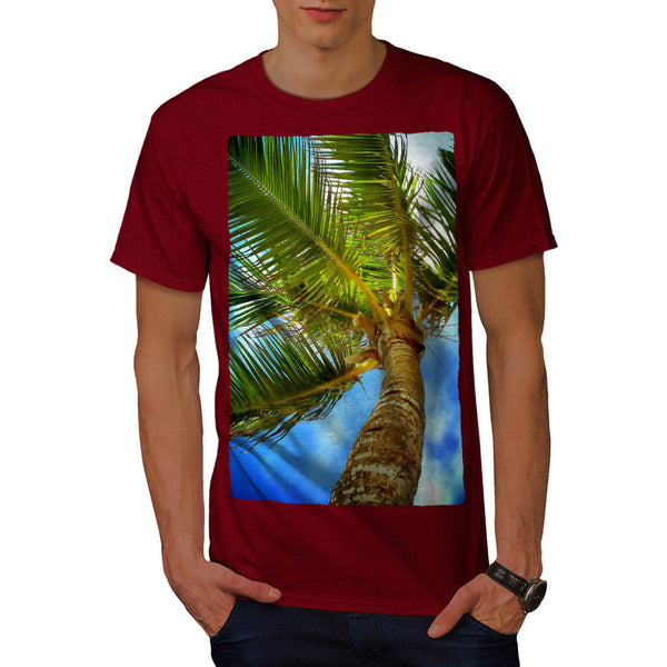 Exotic Tall Palm Tree Mens T-Shirt
