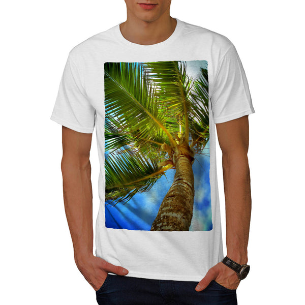 Exotic Tall Palm Tree Mens T-Shirt