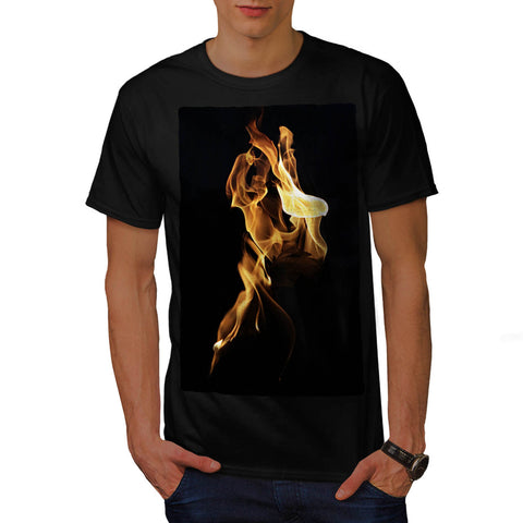 Burning Hot Fire Mens T-Shirt