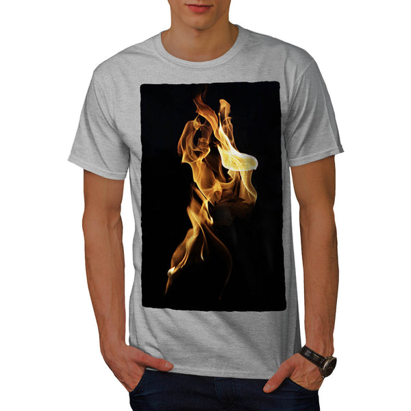 Burning Hot Fire Mens T-Shirt