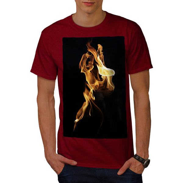 Burning Hot Fire Mens T-Shirt