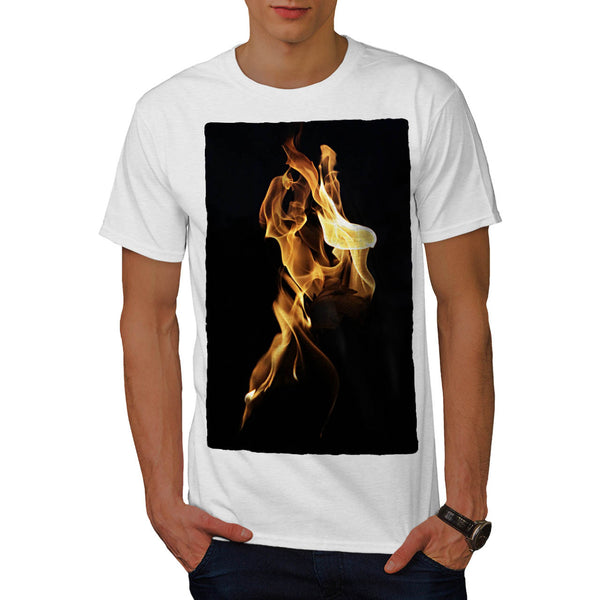 Burning Hot Fire Mens T-Shirt