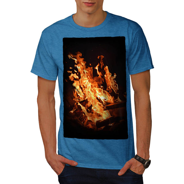 Burning Hot Fire Mens T-Shirt