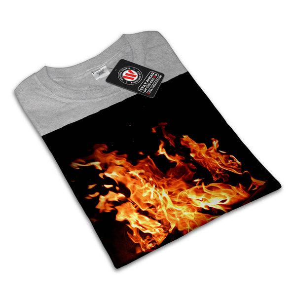 Burning Hot Fire Mens T-Shirt