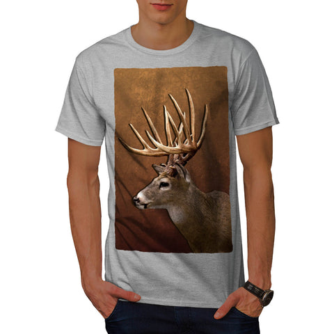 Beautiful Horn On Deer Mens T-Shirt