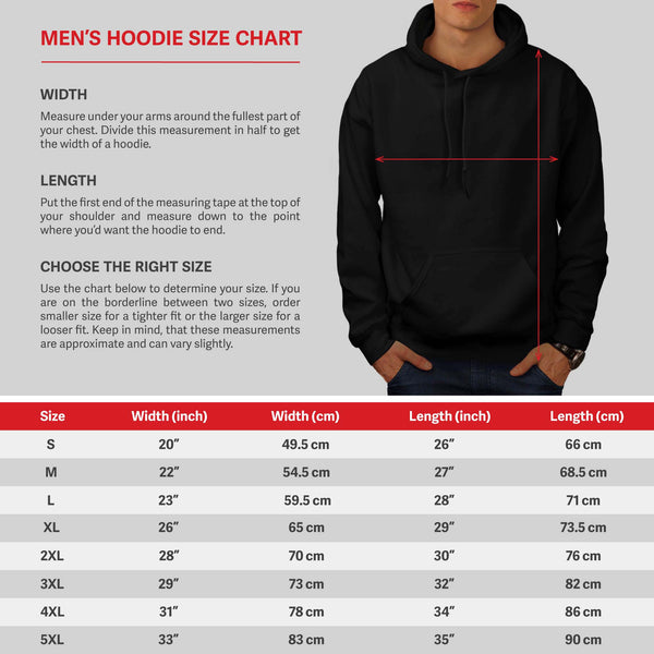 Microphone Fire Burn Mens Hoodie