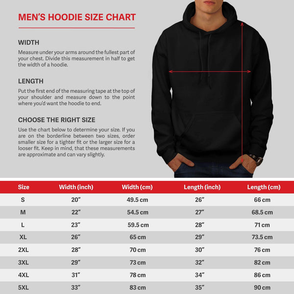 American Indian Skull Mens Hoodie