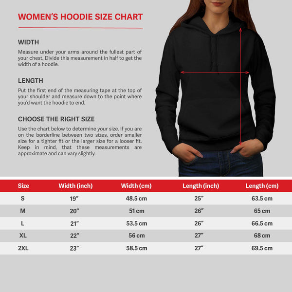 Wolf Indian Curse Womens Hoodie