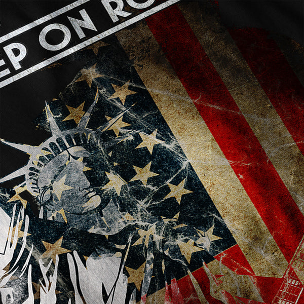 Keep On Rocking USA Mens Long Sleeve T-Shirt