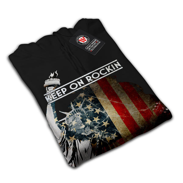 Keep On Rocking USA Mens Hoodie