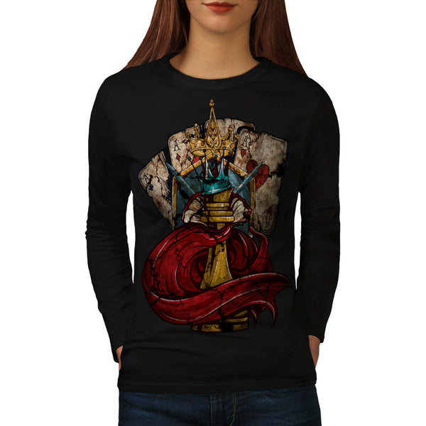 Royal Kingdom King Womens Long Sleeve T-Shirt