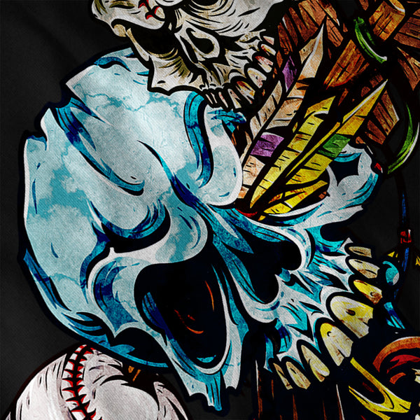 Skull Festival Art Womens Long Sleeve T-Shirt