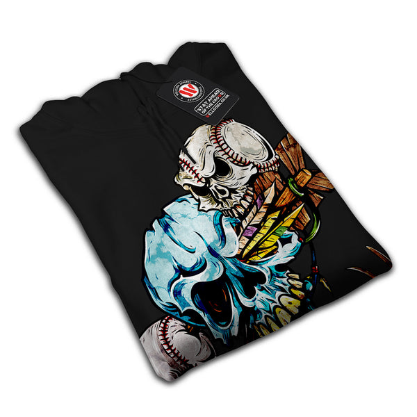 Skull Festival Art Womens Hoodie