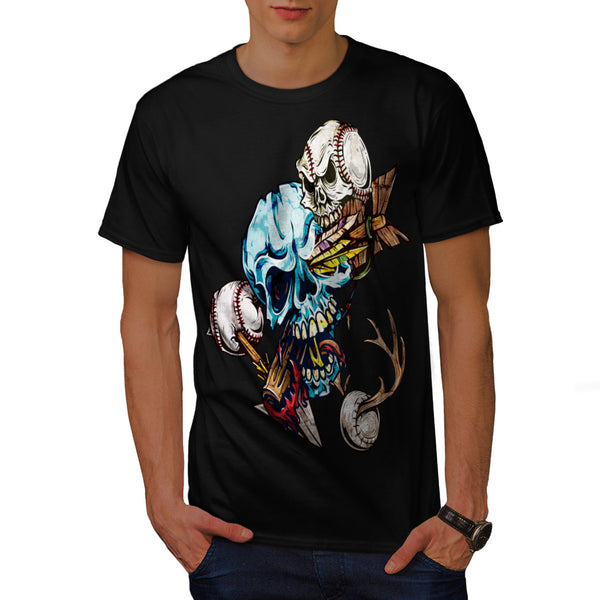 Skull Festival Art Mens T-Shirt