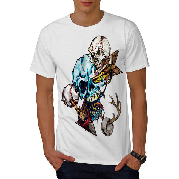 Skull Festival Art Mens T-Shirt