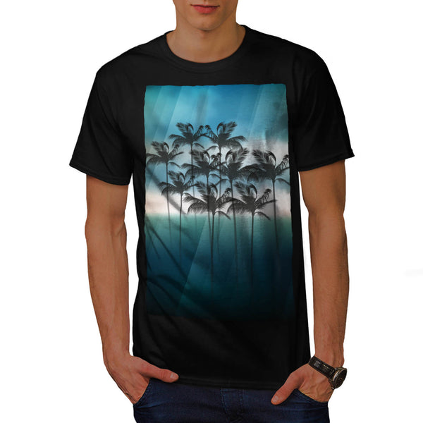 Palm Tree Holiday Fun Mens T-Shirt