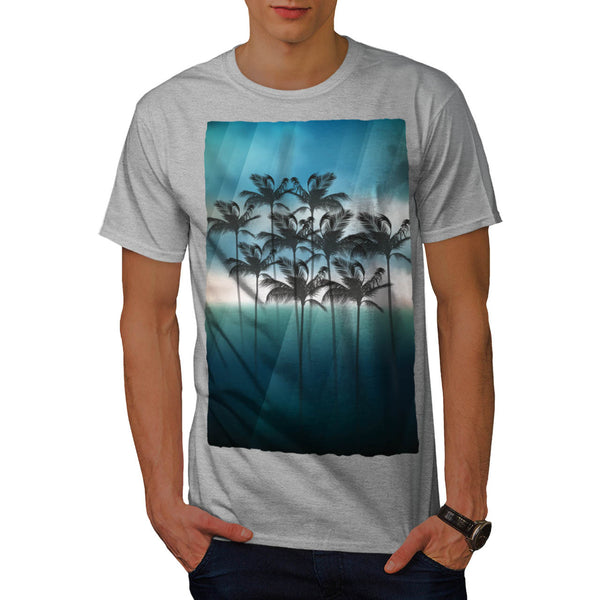 Palm Tree Holiday Fun Mens T-Shirt