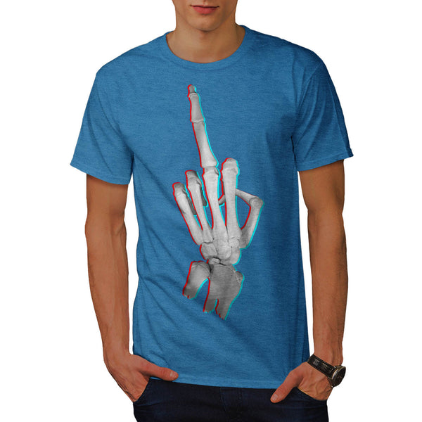 Middle Finger Hand Mens T-Shirt