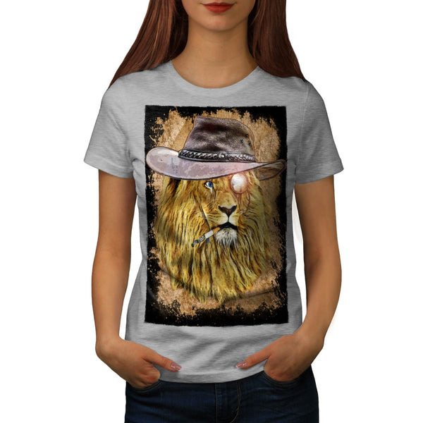 Safari Lion Animal Womens T-Shirt