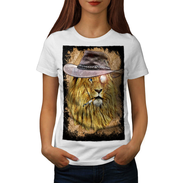 Safari Lion Animal Womens T-Shirt