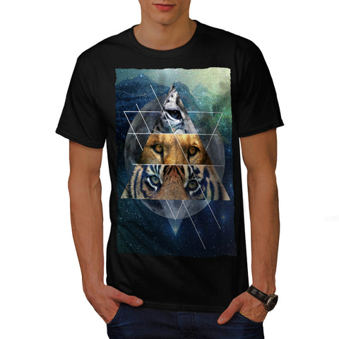 Animal Eye Triangle Mens T-Shirt