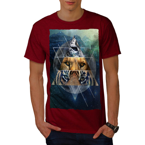 Animal Eye Triangle Mens T-Shirt