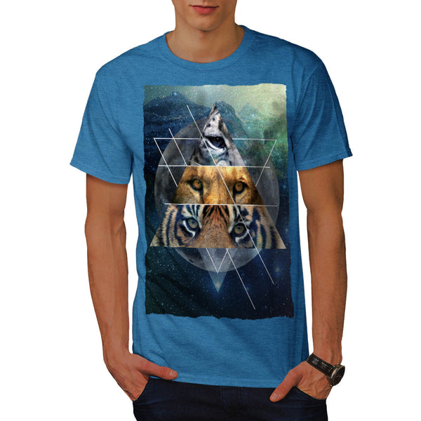Animal Eye Triangle Mens T-Shirt