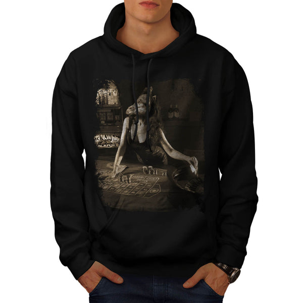 Giraffe Casino Play Mens Hoodie