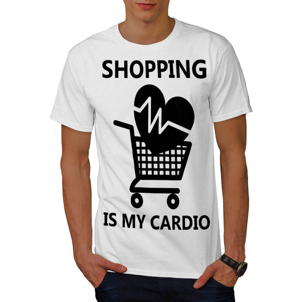 Shopping My Cardio Mens T-Shirt