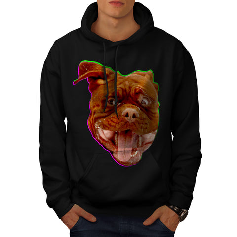 Funny Dog Emotion Mens Hoodie