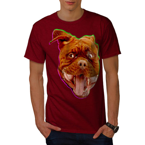 Funny Dog Emotion Mens T-Shirt