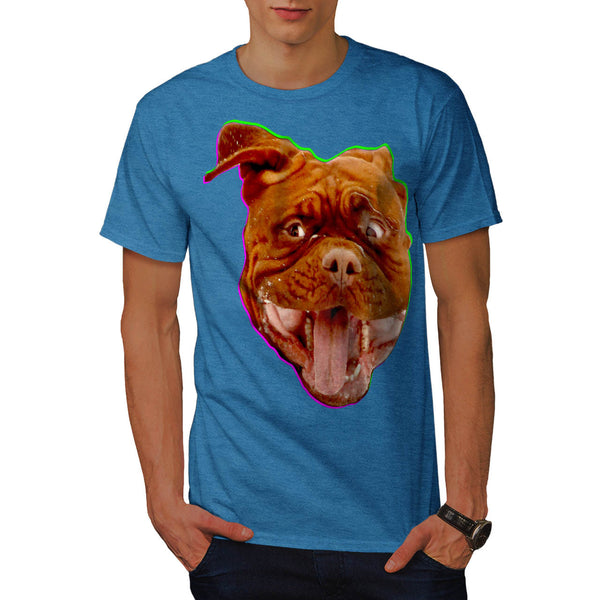 Funny Dog Emotion Mens T-Shirt