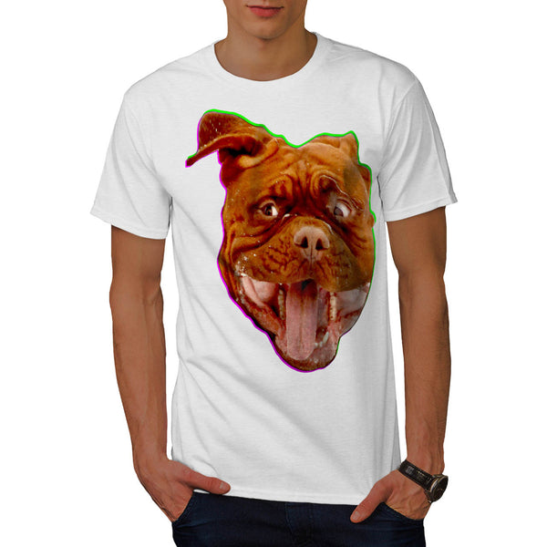 Funny Dog Emotion Mens T-Shirt