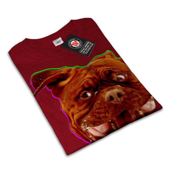 Funny Dog Emotion Womens T-Shirt
