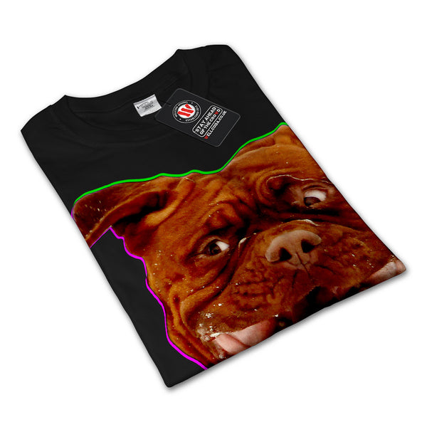 Funny Dog Emotion Mens Long Sleeve T-Shirt