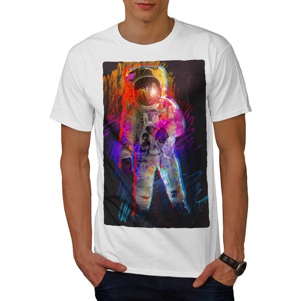 Spaceman Walk Moon Mens T-Shirt
