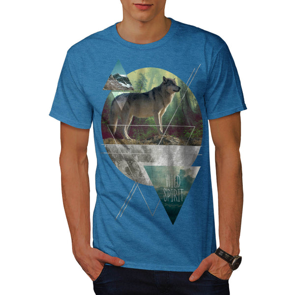 Wild Wolf Spirit Mens T-Shirt