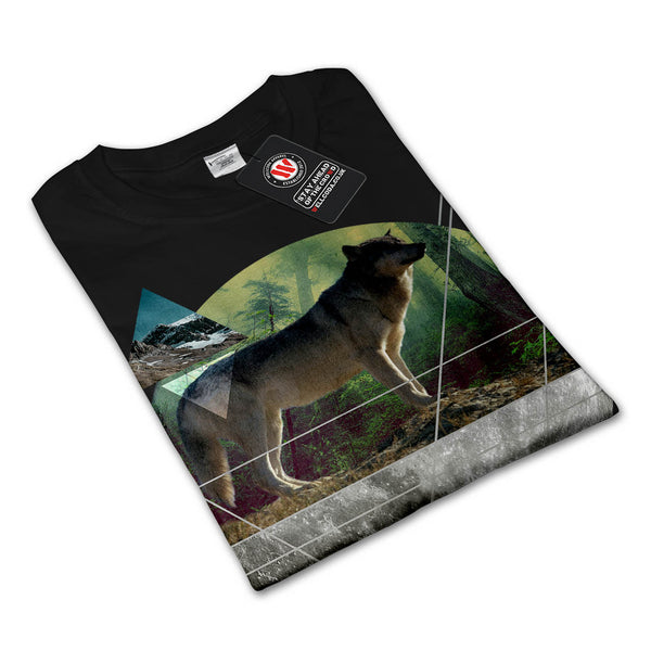 Wild Wolf Spirit Womens Long Sleeve T-Shirt