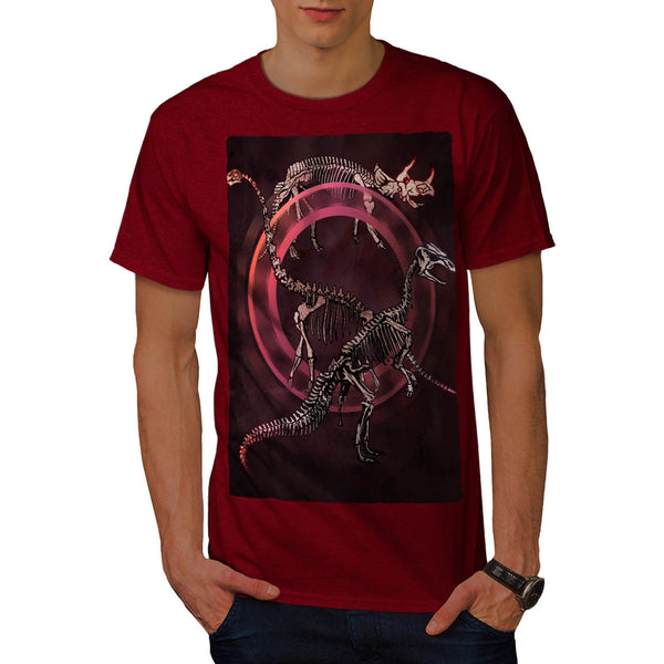 Skull Dinosaur Beast Mens T-Shirt