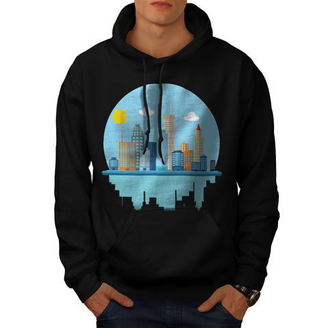 Sun City View Town Mens Hoodie