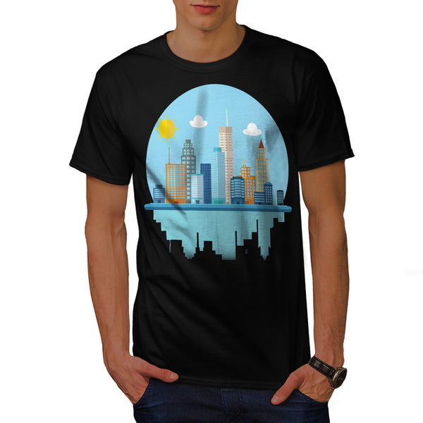 Sun City View Town Mens T-Shirt