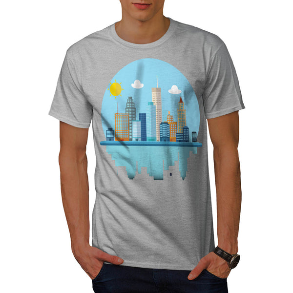 Sun City View Town Mens T-Shirt