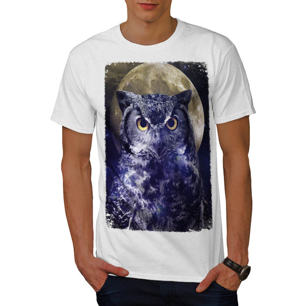 Owl Darkness Bird Mens T-Shirt