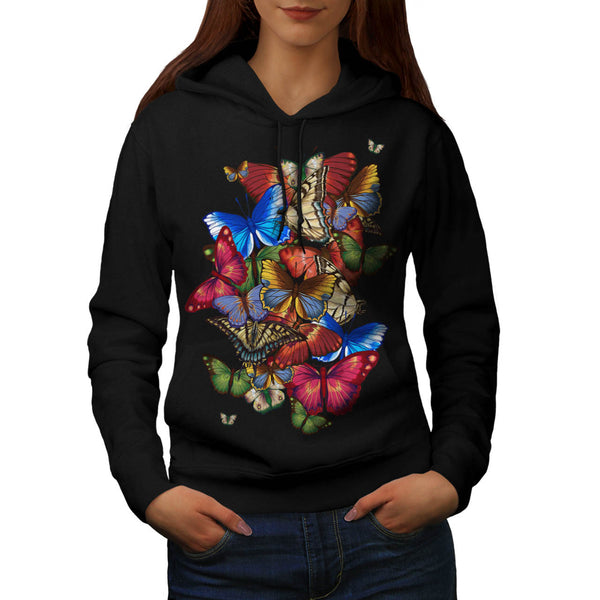 Butterfly Madness Womens Hoodie