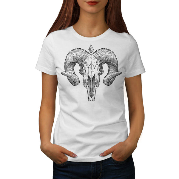 Skull Head Body Beast Womens T-Shirt