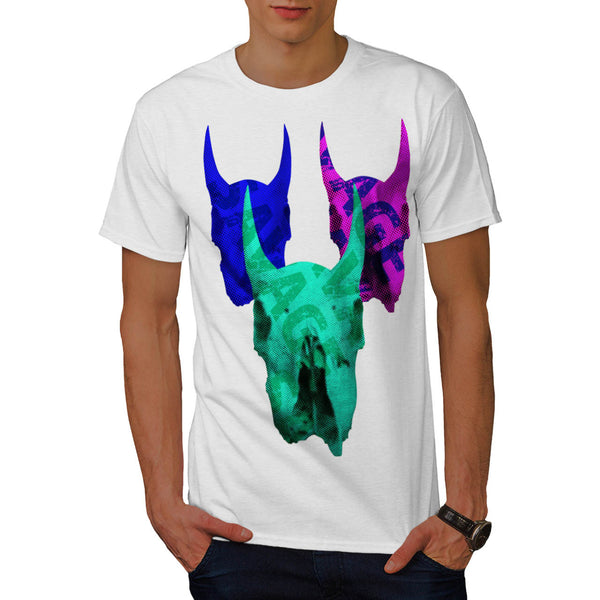 Skull Head Beast Art Mens T-Shirt