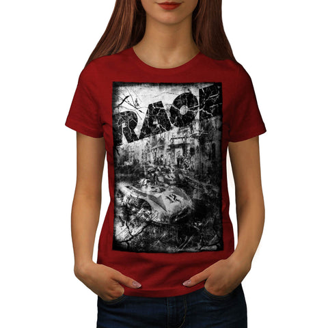 Car Race Nostalgia Womens T-Shirt