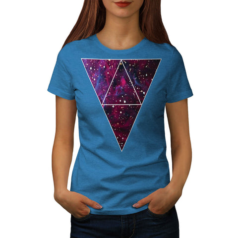Universe Of Triangles Womens T-Shirt