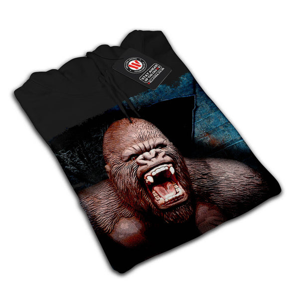 Gorilla Break Wall Womens Hoodie