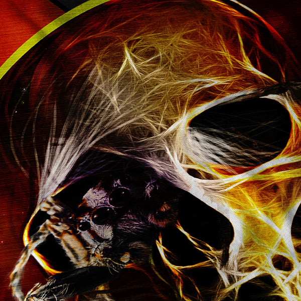 Skull Hell Devil Eye Mens Hoodie